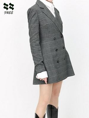 Women's Recycled Twill Tailored Blazer Side Look.jpg
