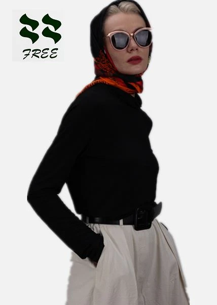 Ladies Wool Top Knit Top Supplier